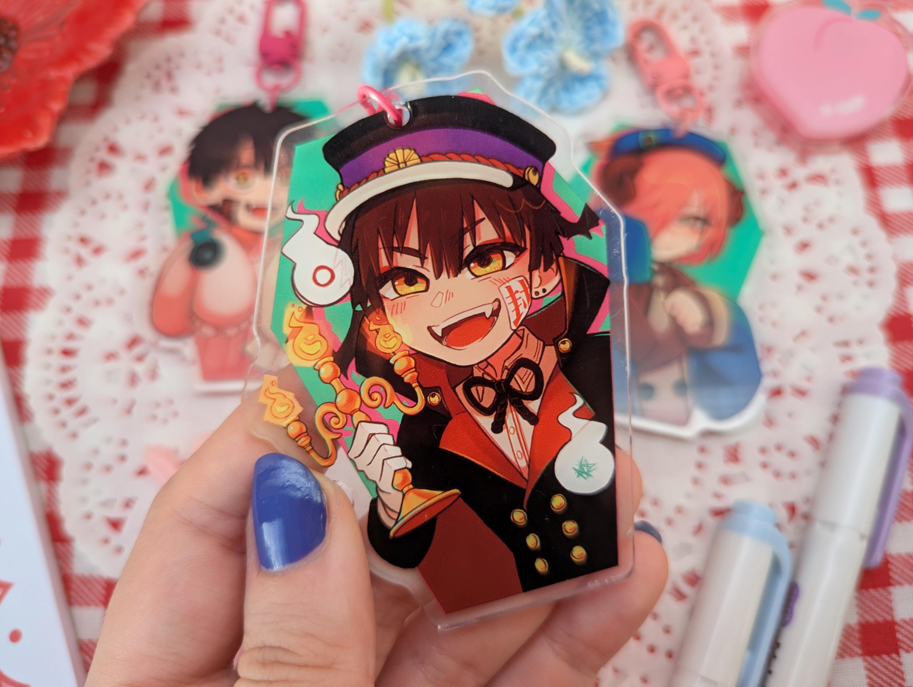 Tbhk Keychains Mitsuba, Tsukasa and Hanako Acrylic Keychains | JSHK/TBHK Charms - Etsy