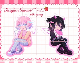 Acrylic Keychains Ren & [redacted] - 14 Days With You VN | 14DWY
