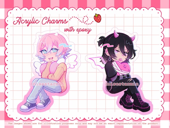 Acrylic Keychains Ren & [redacted] - 14 Days With You VN | 14DWY