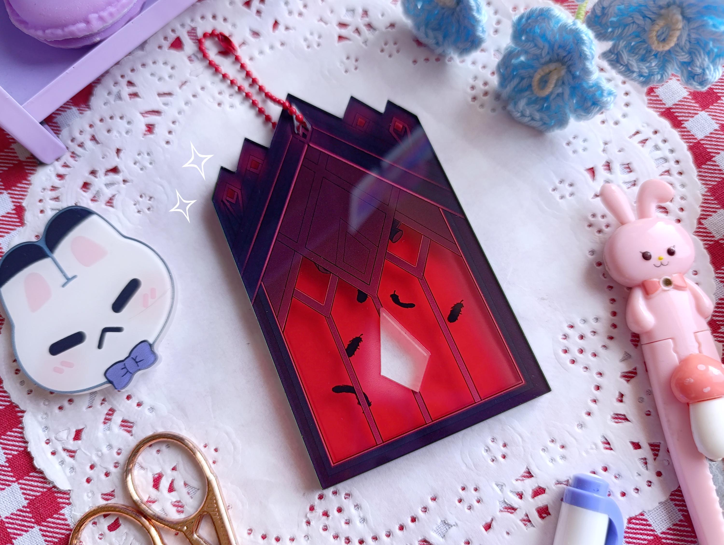 Love and Deepspace - Sylus Inspired Gothic Cathedral Acrylic Card