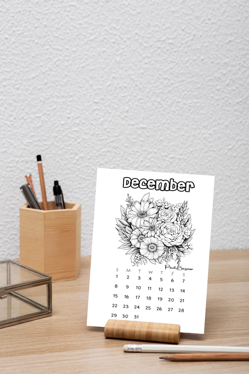 Desk Calendar 2024 Calendar Wooden Stand Mini A6 Desk Calendar Office Desk Calendar 2024 Calendar Wooden Stand Mini A6 Desk Calendar Office