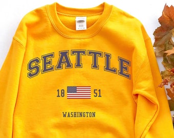 Sweat Seattle, chemise Seattle, T-shirt Seattle, cadeau Seattle, t-shirt Seattle, chemise ville, chemise Washington, T-shirt Washington, ville