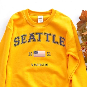 Seattle Sweatshirt,Seattle Shirt, Seattle T-shirt, Seattle Gift, Seattle Tee, City Shirt, Washington Shirt, Washington T-shirt, City