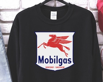 Mobilgas Sweatshirt,Mobilgas,Mobilgas T-Shirt, Mobil Gas T-Shirt, Mobilgas Socony Vacuum