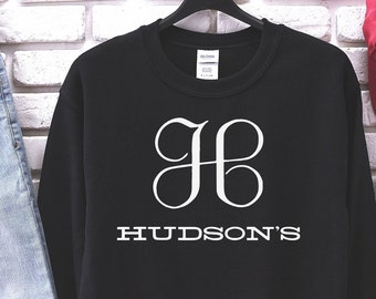 Hudsons Sweatshirt, Hudson's Department Store Detroit Michigan T-Shirt, Retro gifts store, Retro logo gift