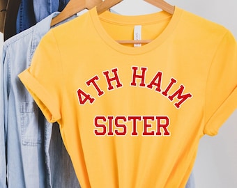 4th haim sister Tee,4th Haim Tshirt, Haim Tee, Haim Shirt, Haim Top, Haim, Funny Haim Shirt, Haim Sister, Haim Concert