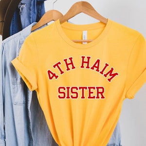 4th haim sister Tee,4th Haim Tshirt, Haim Tee, Haim Shirt, Haim Top, Haim, Funny Haim Shirt, Haim Sister, Haim Concert