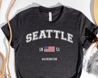 Seattle Tee,Seattle Shirt, Seattle T-shirt, Seattle Gift, Seattle Tee, City Shirt, Washington Shirt, Washington T-shirt, City