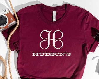 Hudsons Shirt, Hudson's Department Store Detroit Michigan T-Shirt, Retro gifts store, Retro logo gift