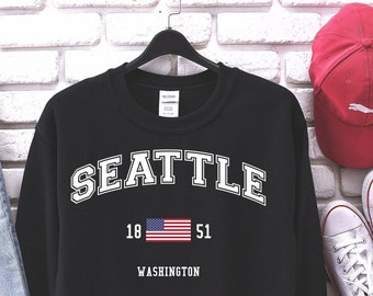 Sweat Seattle, chemise Seattle, T-shirt Seattle, cadeau Seattle, t-shirt Seattle, chemise ville, chemise Washington, T-shirt Washington