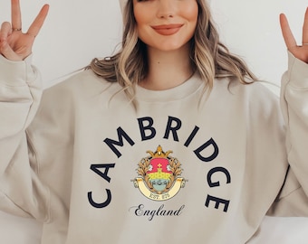 Cambridge Sweatshirt,Cambridge Shirt, Cambridge Home Tee, Cambridge England, Cambridge TShirt, Cambridge Travel Gifts