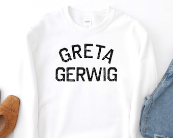Sudadera de Greta Gerwig, Camiseta de Greta Gerwig, Regalo de cumpleaños, Camisetas retro, Regalo vintage, Camiseta de moda, Regalo de Navidad, Camiseta de Greta Gerwig