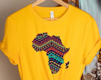 Africa Tee, Africa shirt African shirt Graphic tshirt Afro shirt Boho shirt Kente shirt Men Ornament shirt African art t shirt, Africa
