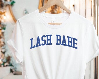 Lash Babe T-Shirt, Wimpern tshirt, Wimpern tshirt, Wimpern tshirt, Lash Künstler, Boss tshirt, Damenbekleidung, lässig