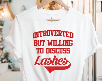 Wimpern tshirt, Wimpern tshirt, Wimpern tshirt, Lash Künstler, Boss tshirt, Damenbekleidung, lässig, Wimpern Shirt, Wimpernverlängerung Shirt