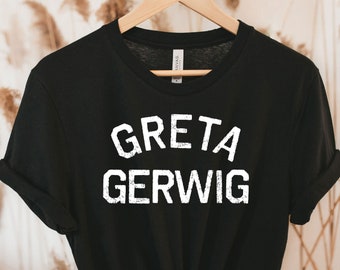 Camiseta de Greta Gerwig, regalo de cumpleaños, camisetas retro, regalo vintage, camiseta de moda, regalo de Navidad, camiseta de Greta Gerwig, gráfico