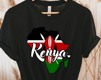 Kenya Tee, Kenya Gift T-Shirt, Kenya T-Shirt Tee, from Kenya,Kenya DNA, Kenya Roots, for Kenya, Kenya Ancestry