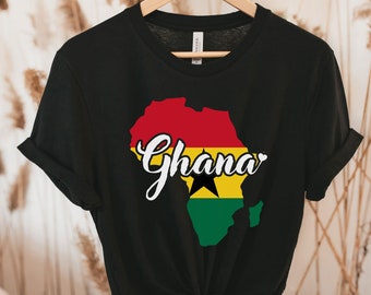 T-shirt Ghana, T-shirt drapeau du Ghana Roots Ghana, Ghanéens, cadeaux ghanéens, cadeau ghanéen, anniversaire ghanéen, ghanéen, chemise Afrique