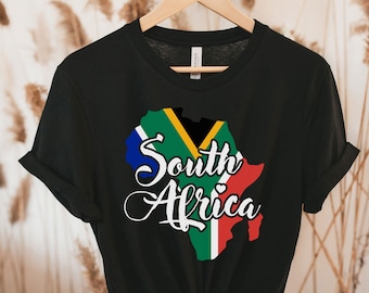 South Africa Tee, South Africa Flag, South Africa Shirt, South African Gift, South Africa Flag Shirt, South African Pride Tee, Africa gift