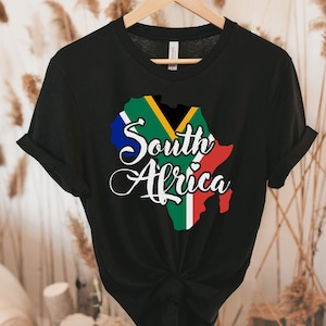 Südafrika T-Shirt, Südafrika Flagge, Südafrika Shirt, Südafrika Geschenk, Südafrika Flagge Shirt, Südafrika Pride Tee, Afrika Geschenk