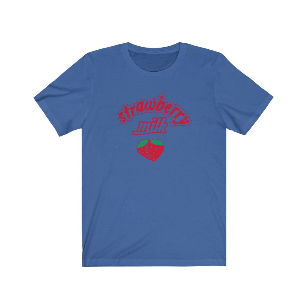 ★marsenavril★ ESSENTIAL EMBO TSHIRT_STRAWBERRY MILK STRAWBERRY MILK SILKY COUPLE – THE MARSHMALLO