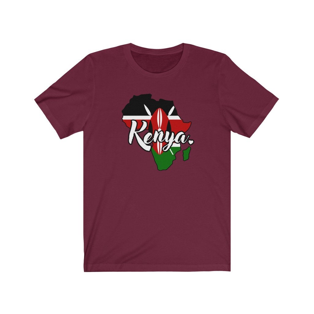 Kenya Tee Kenya Gift Tshirt Kenya Tshirt Tee From Etsy UK