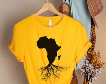 African roots Tee, Africa map t shirt, African t shirt, Property of Africa, Black Pride, Africa Map, Melanin T-Shirt, Afro Girl Shirt