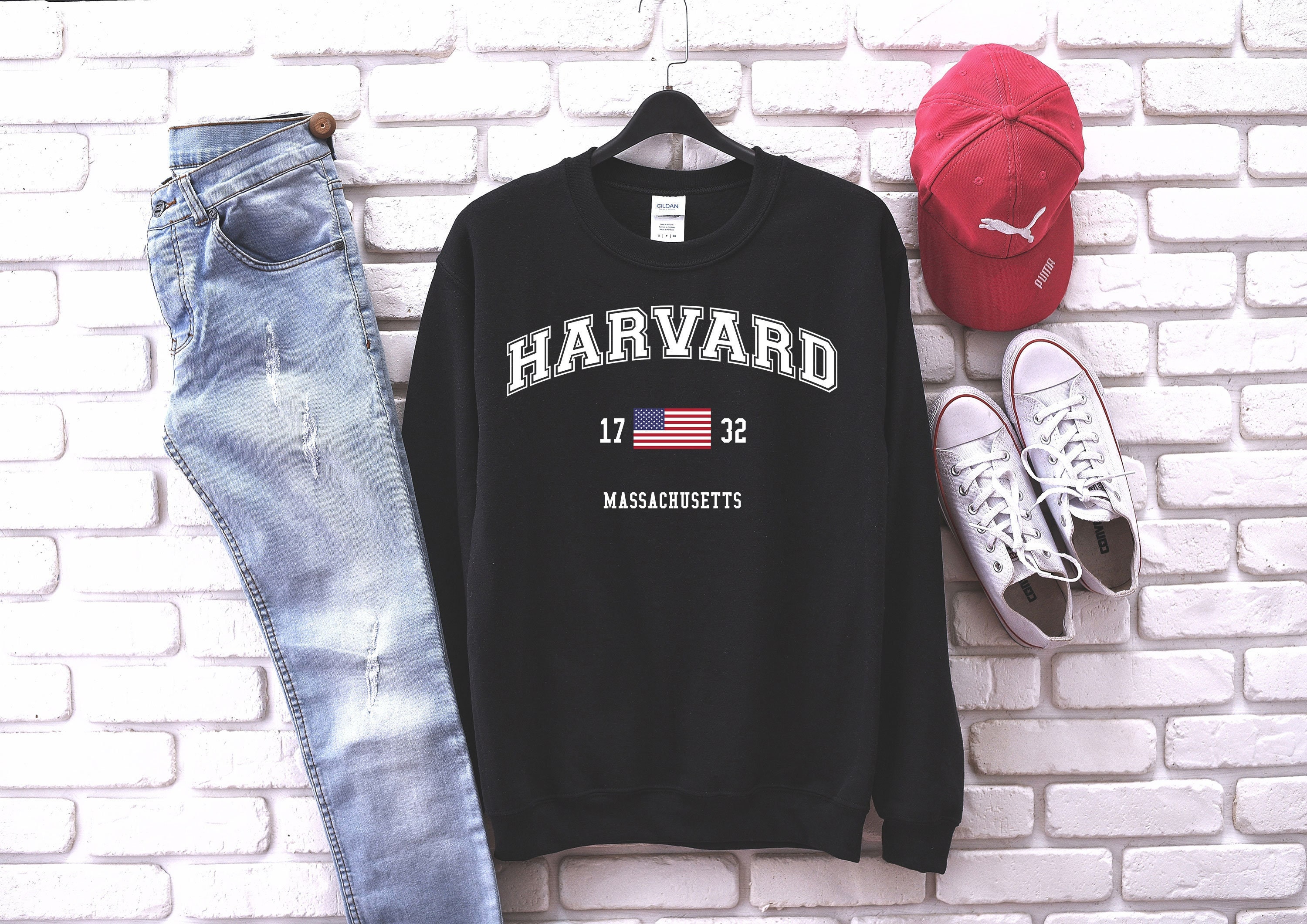 doorgaan met emotioneel Gemeenten Harvard Sweatshirtvintage Harvard Unisex T-shirt Harvard - Etsy