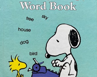 Snoopy Word Book (A Golden Book, Hardcover)