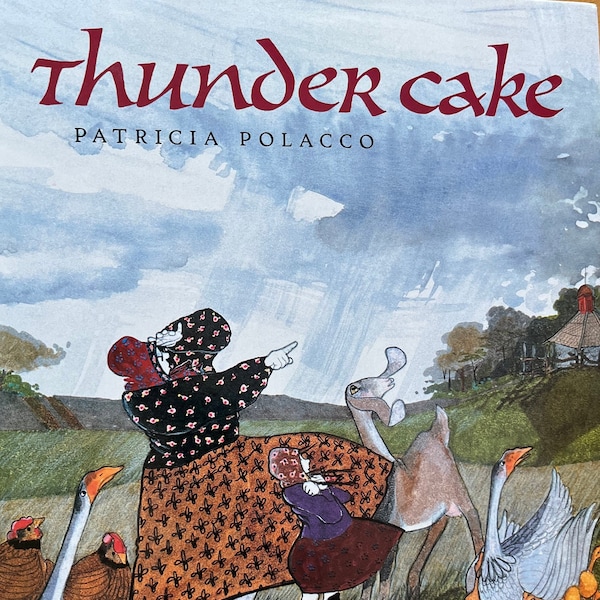 Thunder Cake by Patricia Polacco (Signed, Hardcover)