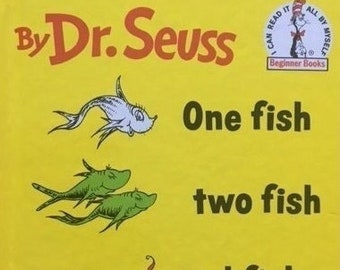 One fish, two fish, red fish, blue fish By Dr. Seuss (Hardcover)