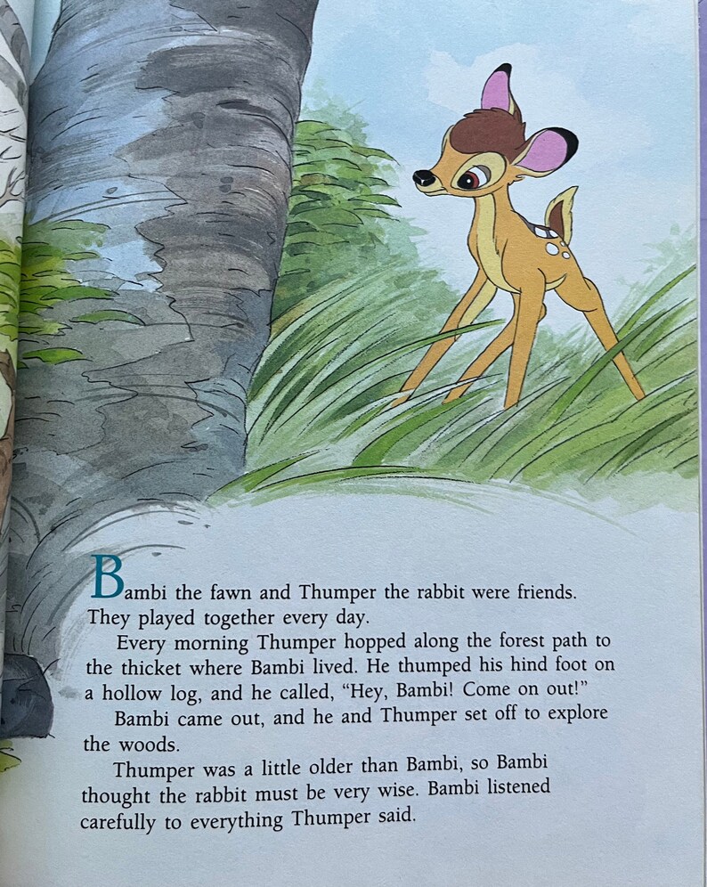 Walt Disney's Bambi and His Forest Adventures A Book About Friendship(02)