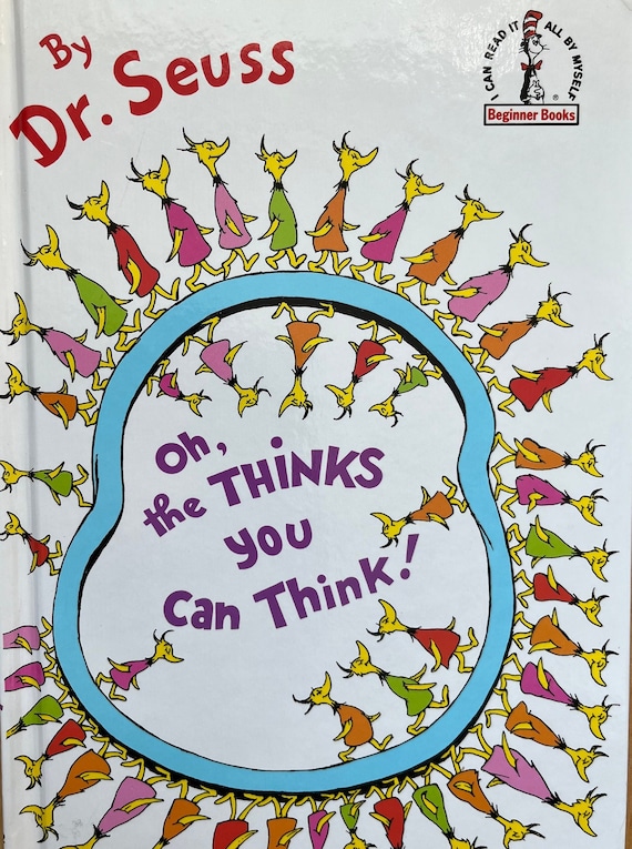 Oh, the Thinks You Can Think! by Dr. Seuss (hardcover) - Etsy