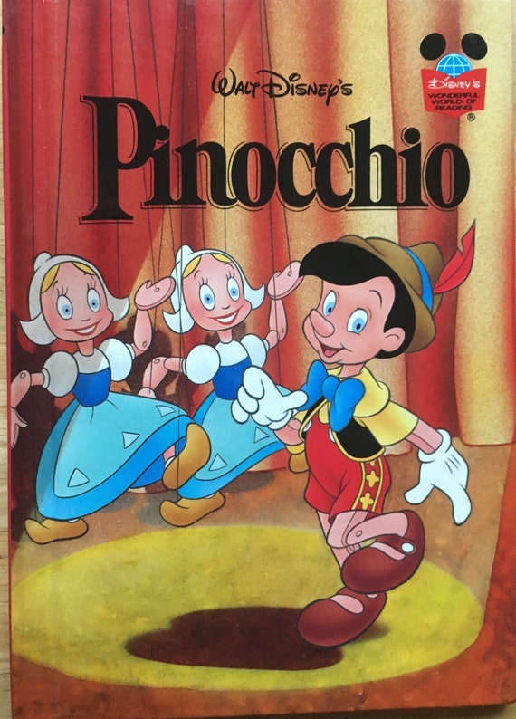 Walt Disney's Pinocchio hardcover - Etsy