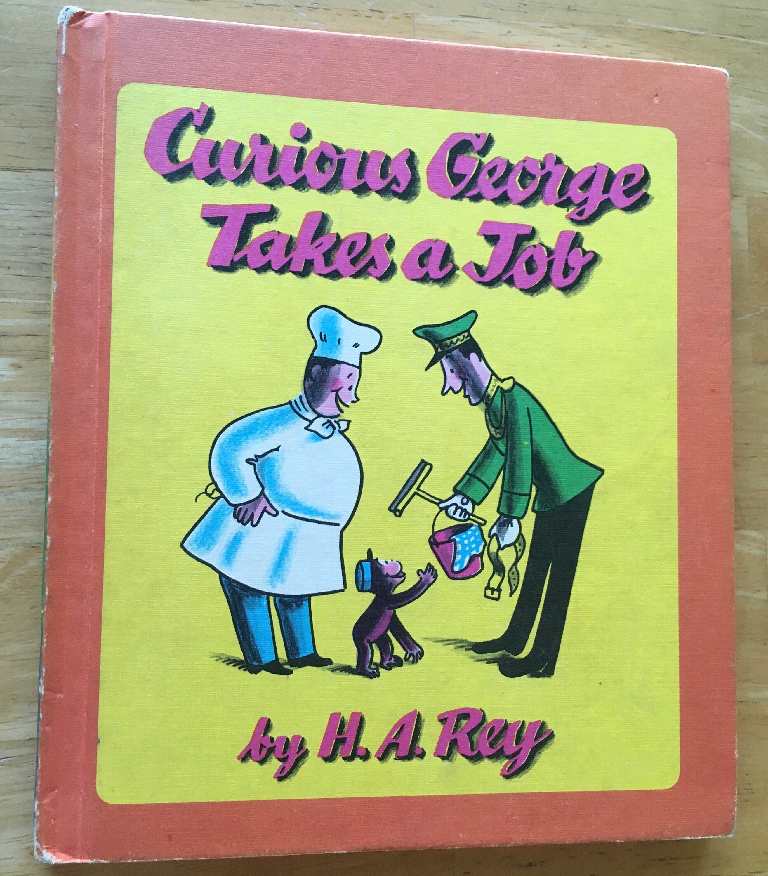 Curious george sales stuffed animal 1975