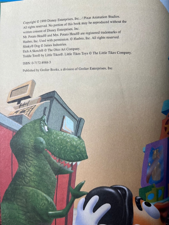 Disney Pixar Toy Story 2 (hardcover) - Etsy