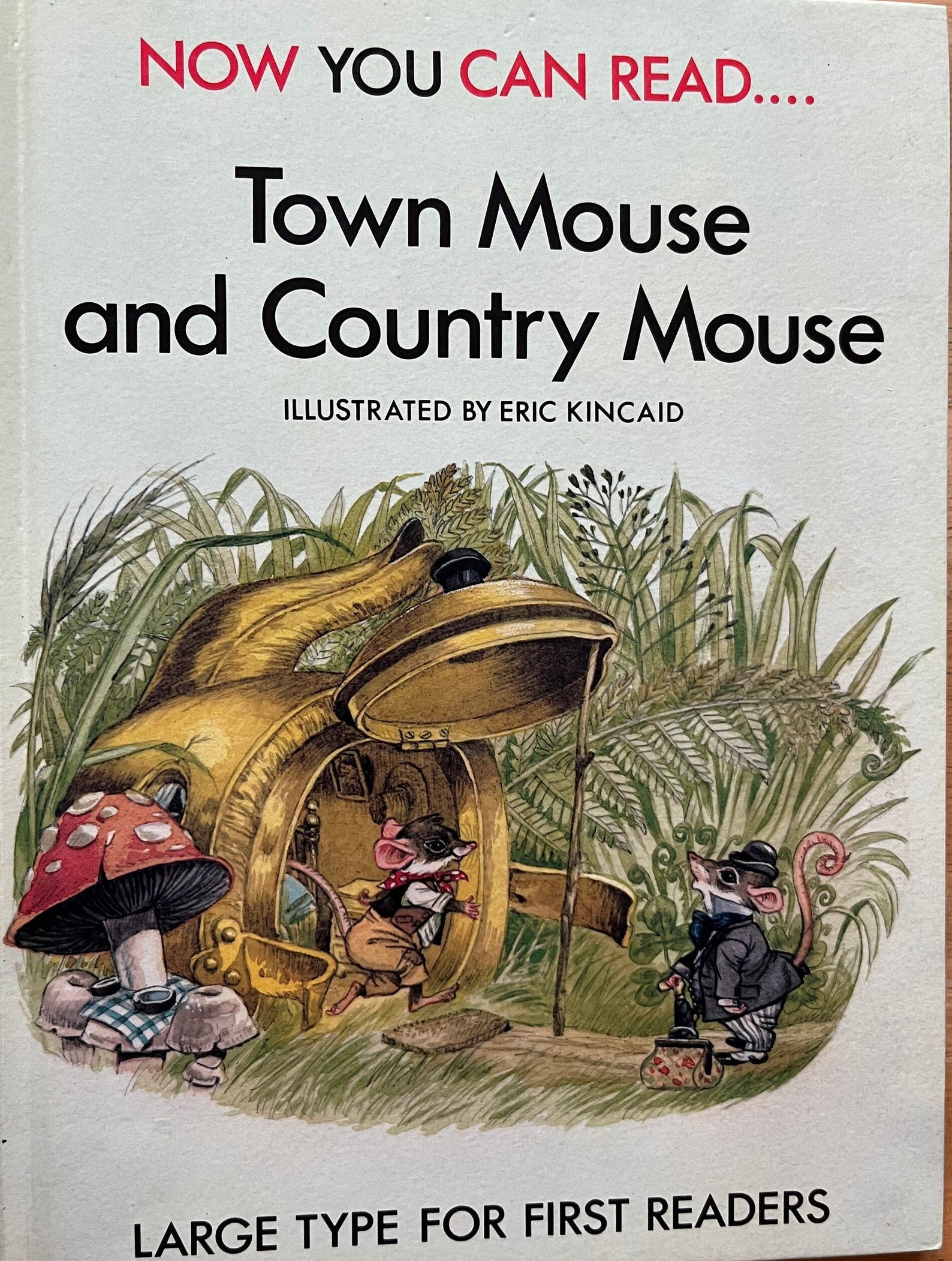 Town Mouse and Country Mouse (large Type for First Readers, Hardcover ...