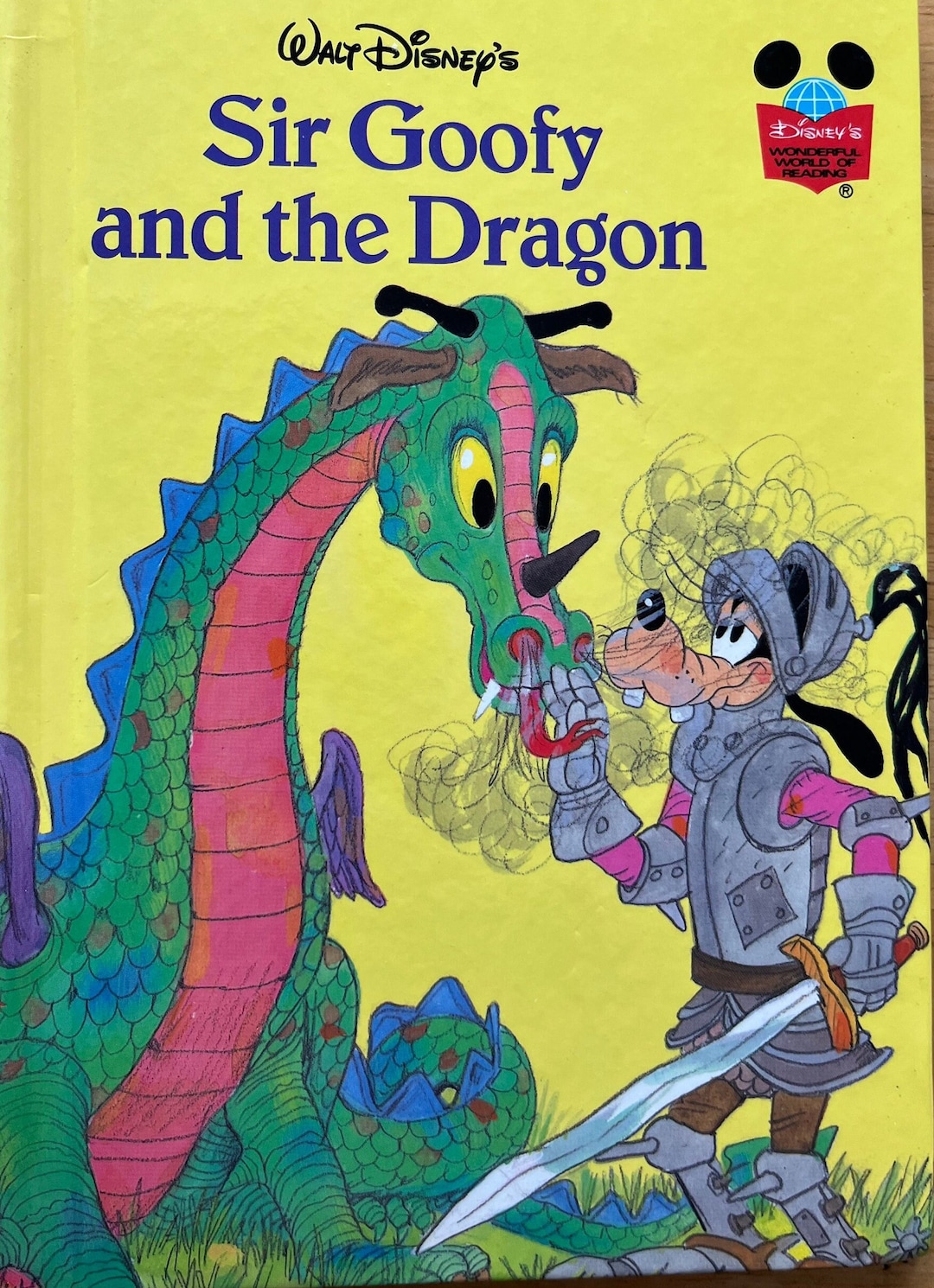 Walt Disney's Sir Goofy and the Dragon (hardcover) - Etsy