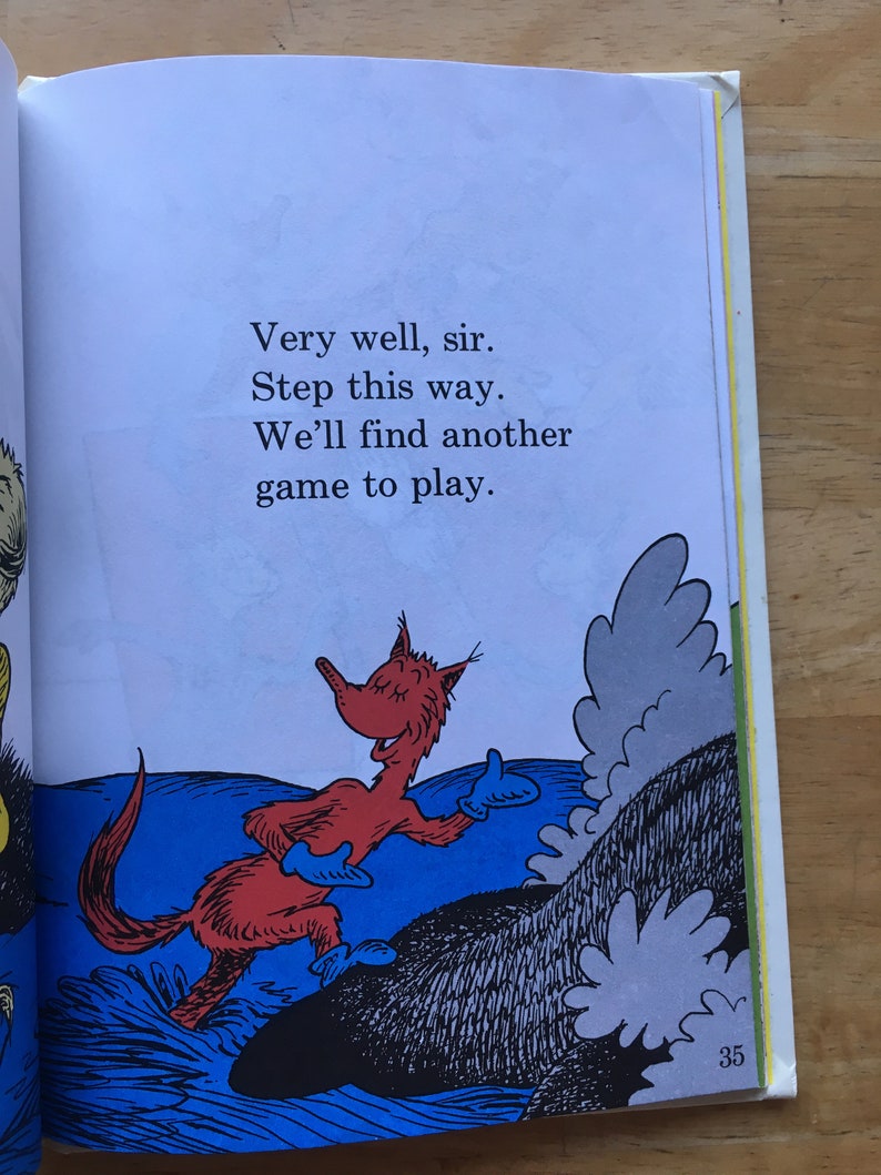 Fox in Socks by Dr. Seuss hardcover Etsy