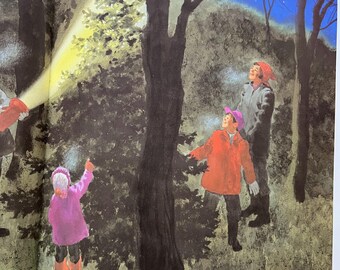 Night Tree by Eve Bunting, Illustrated by Ted Rand (paperback) - Etsy