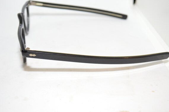 Vintage 1950s Eyeglasses Frames Black - image 2