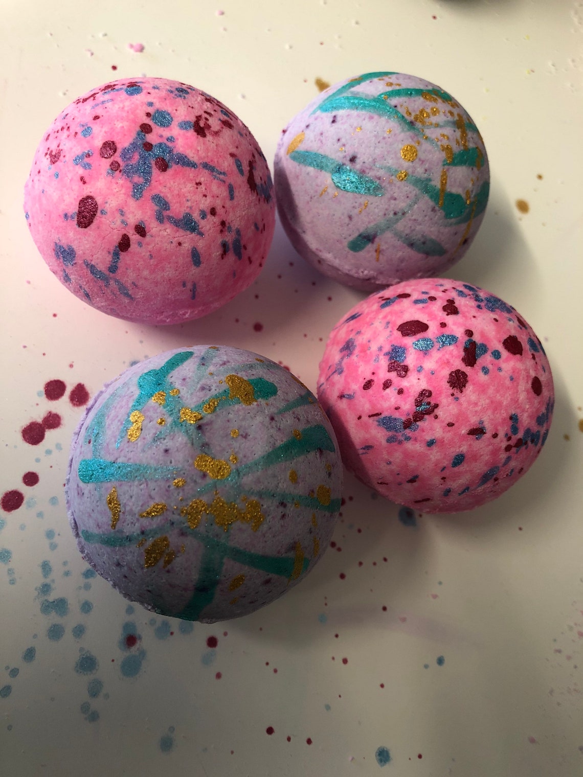 Bath bombs Paint your own bath bomb kit Etsy