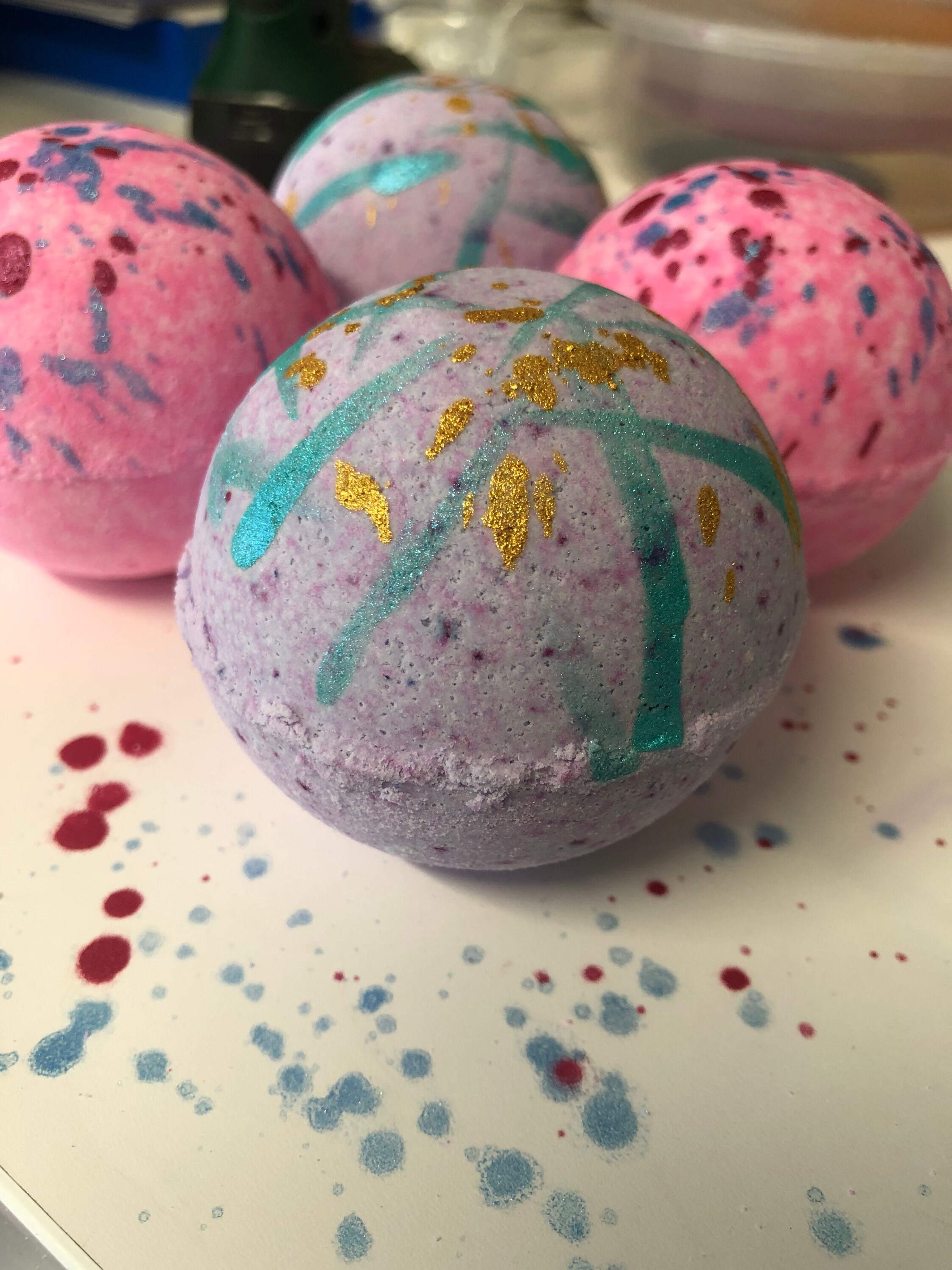 Bath bombs Paint your own bath bomb kit Etsy