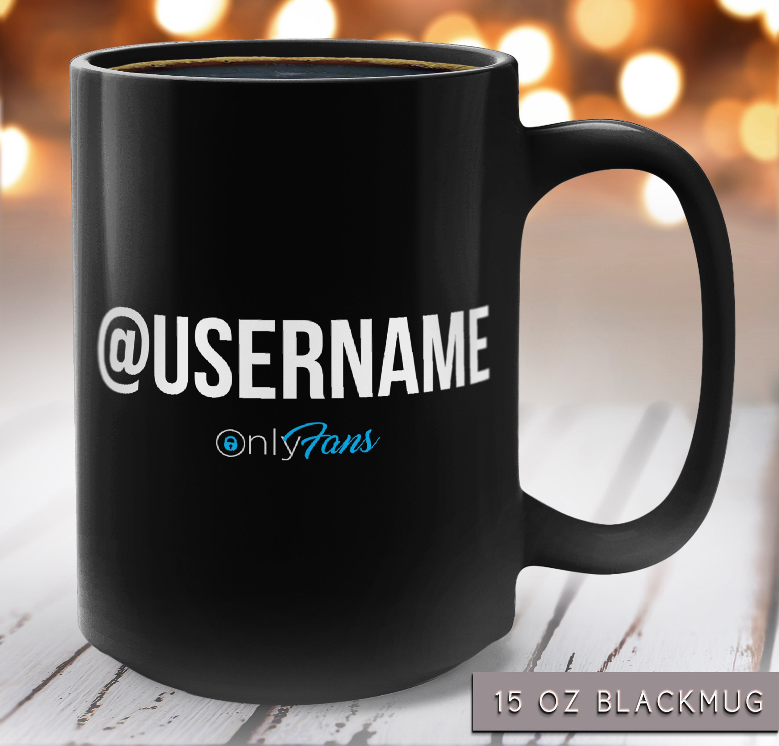 PERSONALIZED Username OnlyFans Coffee / Tea Mug Custom Gift Etsy