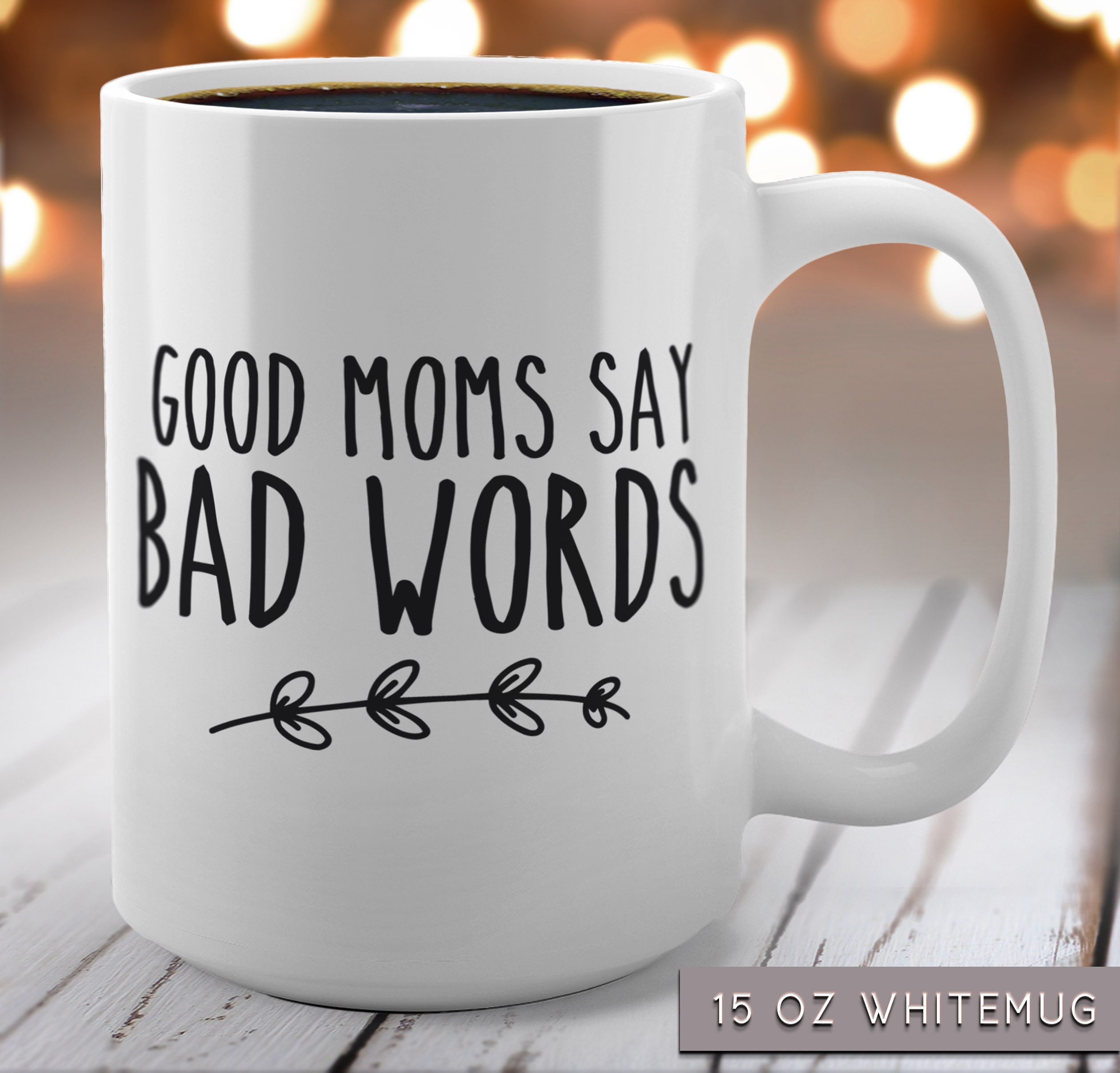 Gute Mütter sagen schlechte Worte lustige Muttertag Etsy