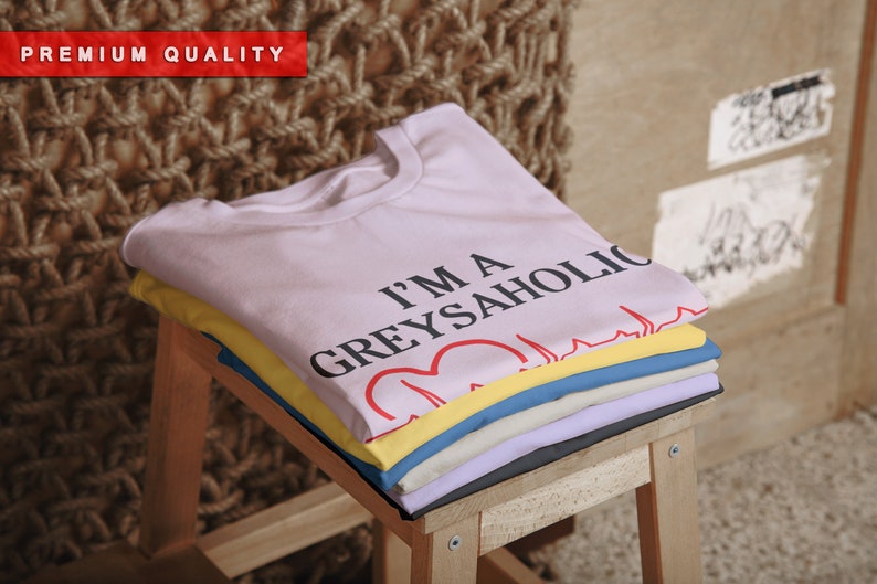 Medical Grey/'s Annatomy Hospital T-Shirt Shepherd Sloan O/'Malley Derek I/'m A Greysaholic Unisex Ultra Cotton Tee Meredit Grey Shirt Dr