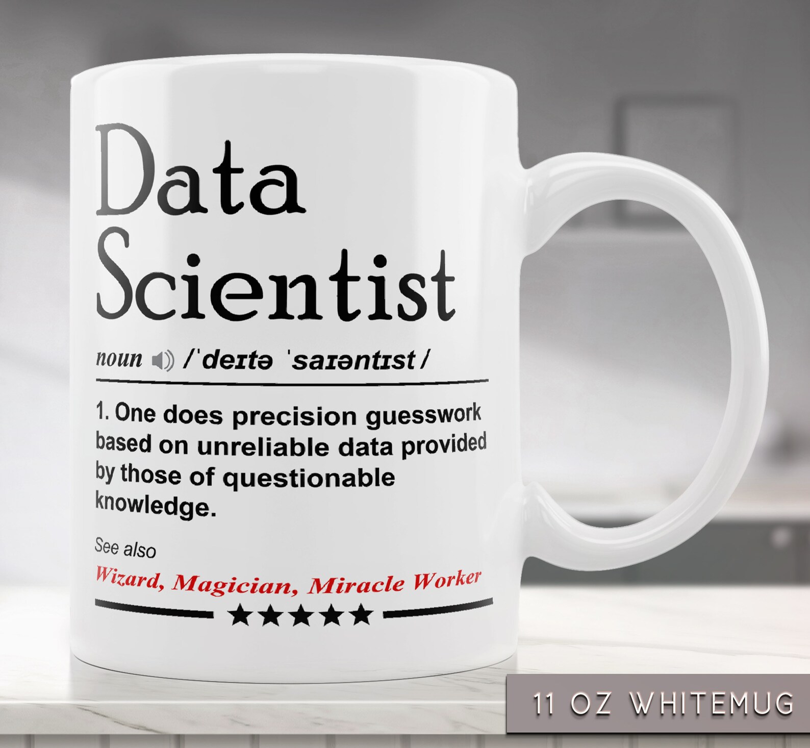 Data Scientist Mug White Coffee Cup Funny Gift For Analyst Programmer Data Scientist Mug White Coffee Cup Funny Gift For Analyst Programmer
