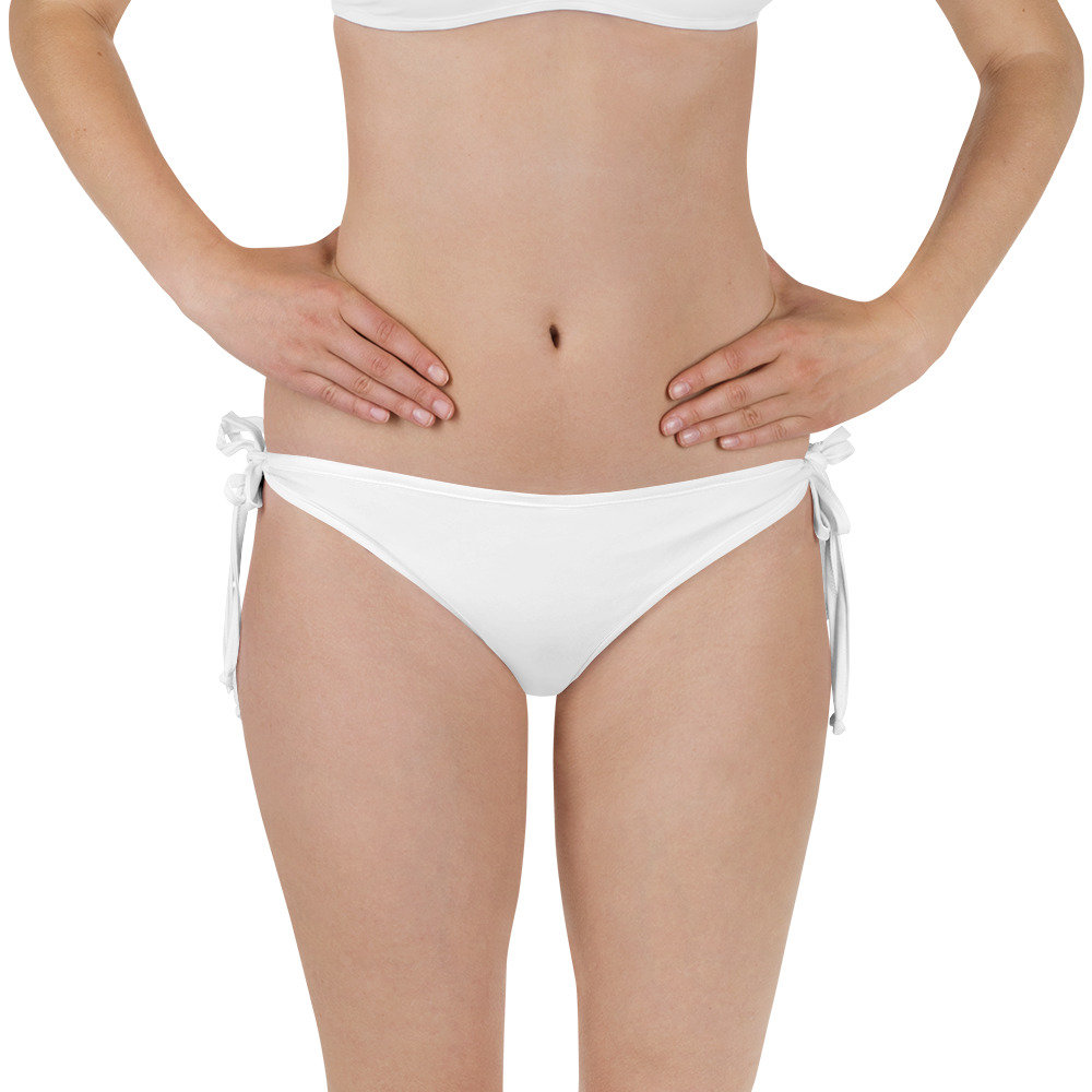 basic white bikini