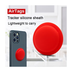 AirTag Silicone Case | Sleeve Cover Back Adhesive  Mount | AirTags Tracker/ 360 Protection / Free Screen Protector.