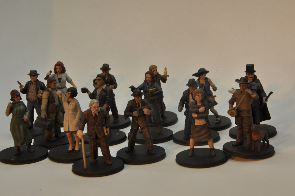 Investigator Miniatures 32mm for Arkham Horror 2nd edition and Etsy